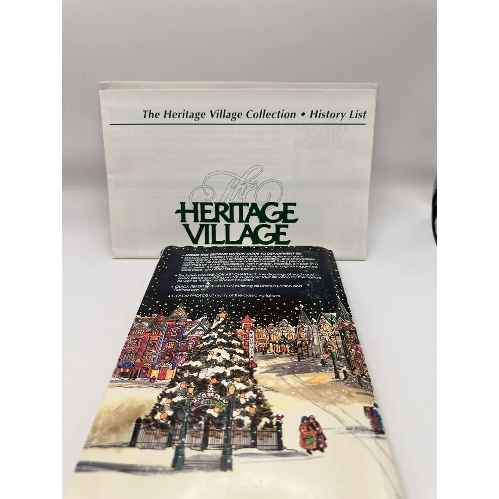 Greenbook Guide Department 56 Second Edition 1992 Heritage Snow‎ Village VTG